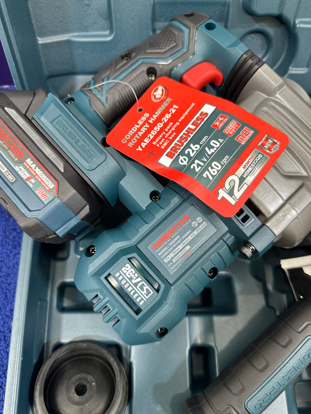 Marteau perforateur à batterie HONEST PRO YAE2650
