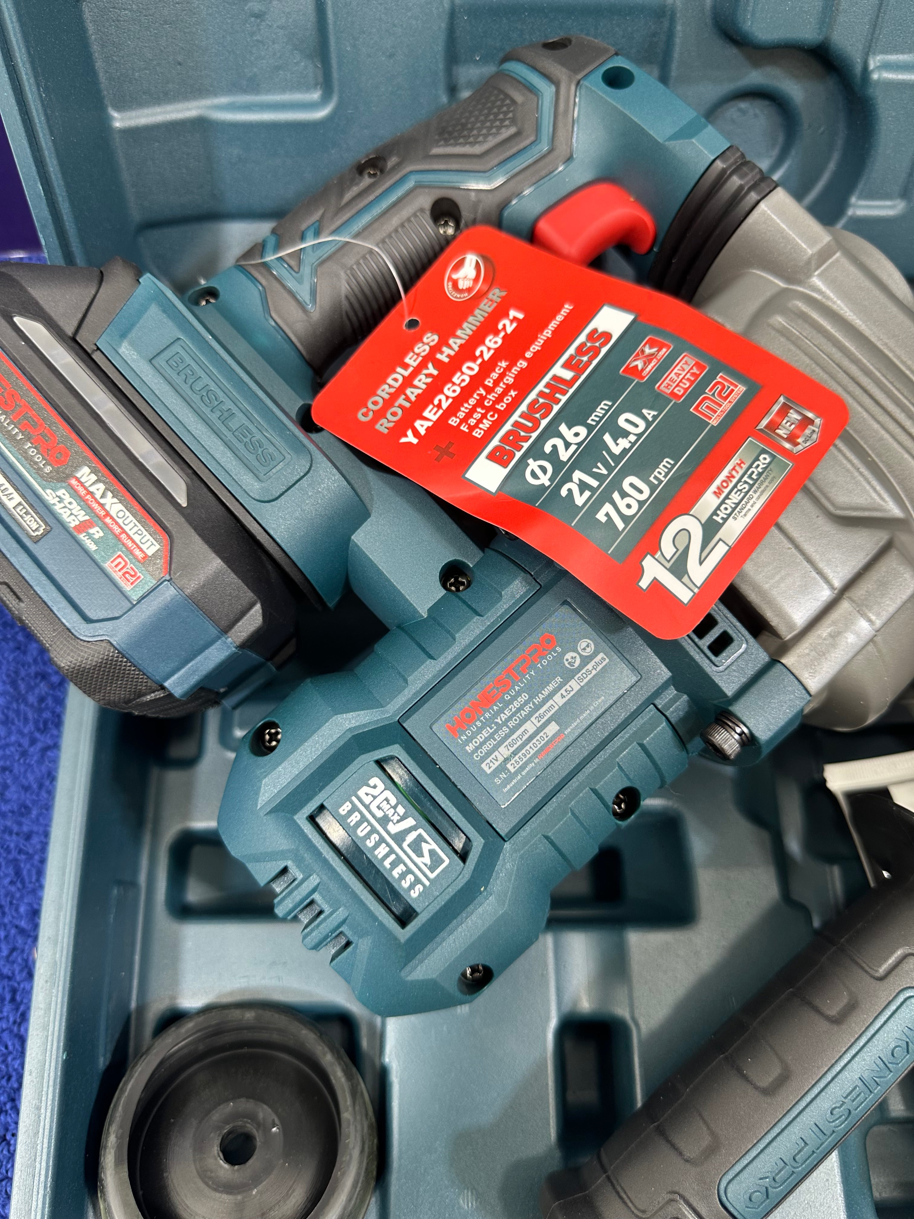 Marteau perforateur à batterie HONEST PRO YAE2650