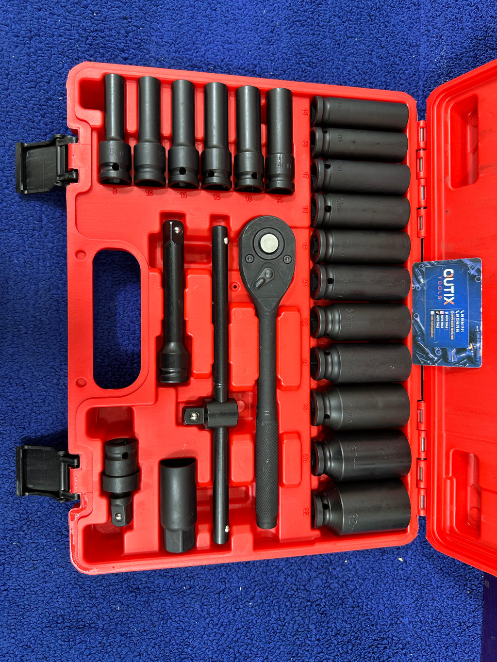Caisse douille 23 Pièces 8-32mm