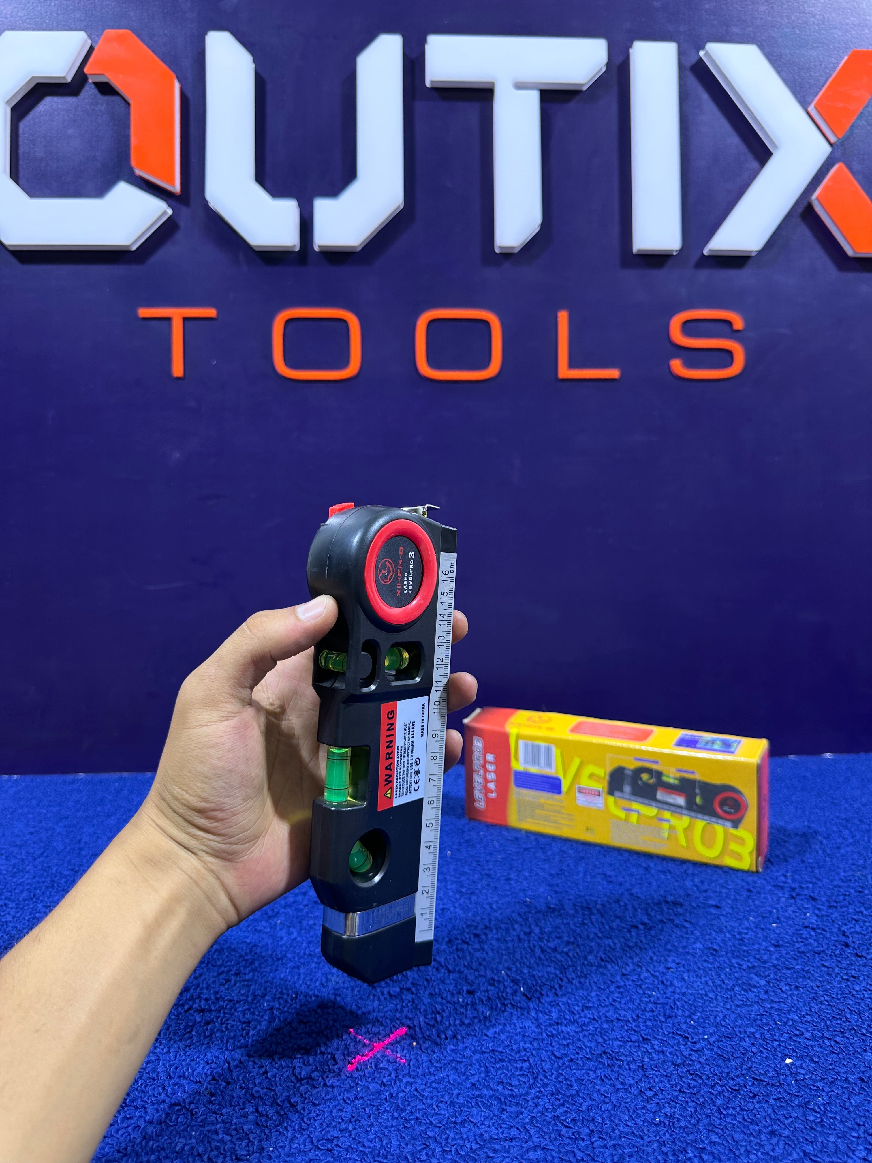 Niveau laser 4en1