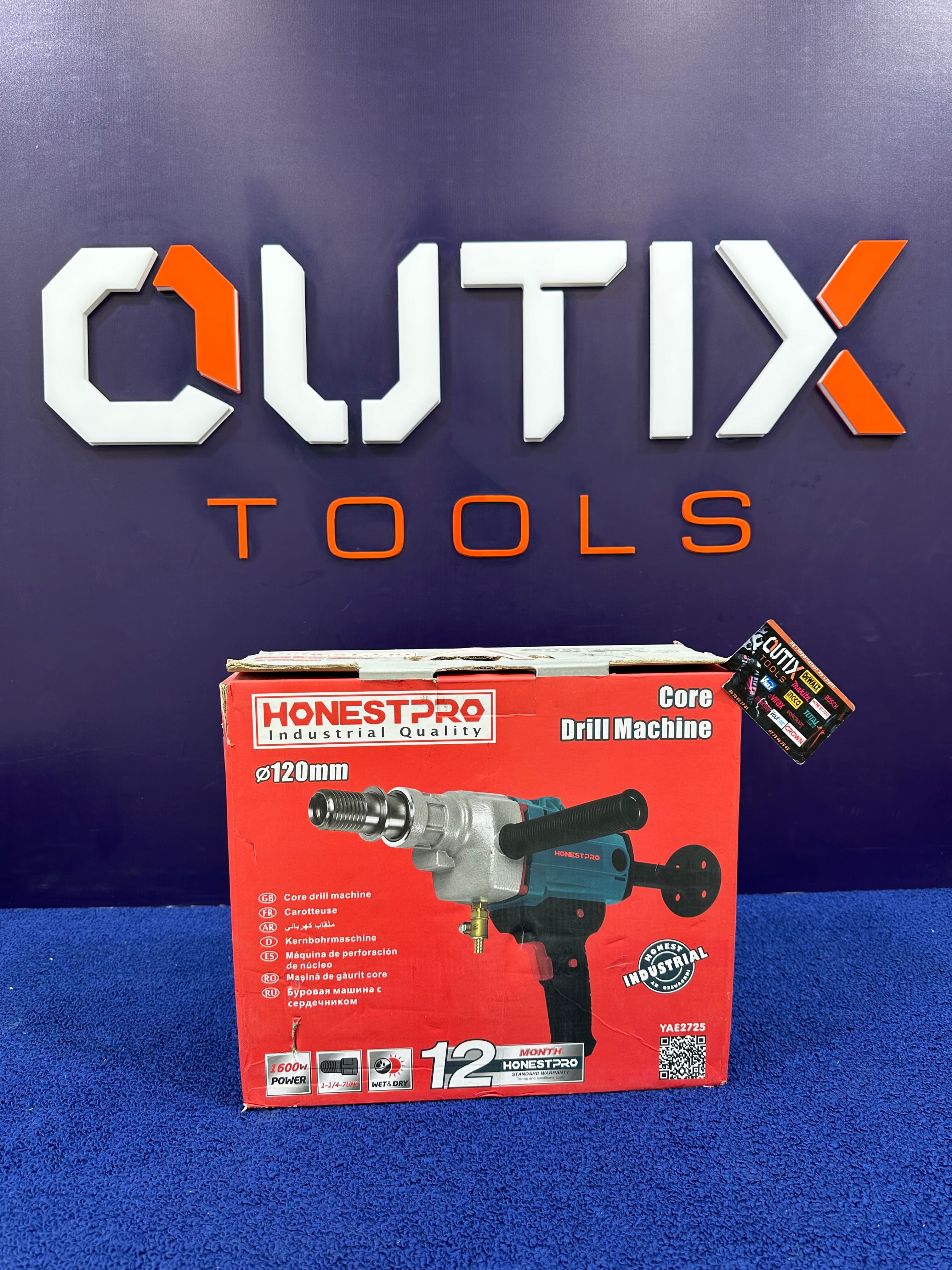 Carotteuse HONEST PRO 1600watt 120mm