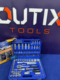 Caisse à outils 108 pcs + jeu clé mixte clique 5 pcs GS OPTIMUS