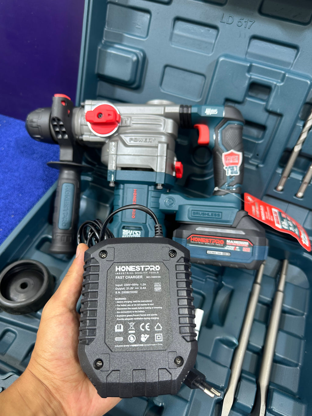 Marteau perforateur à batterie HONEST PRO YAE2650