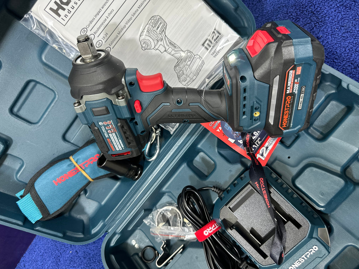 Clé A Choc sans-fil 1 Batterie 21V 4.0Ah 800Nm HONESTPRO YAE6113