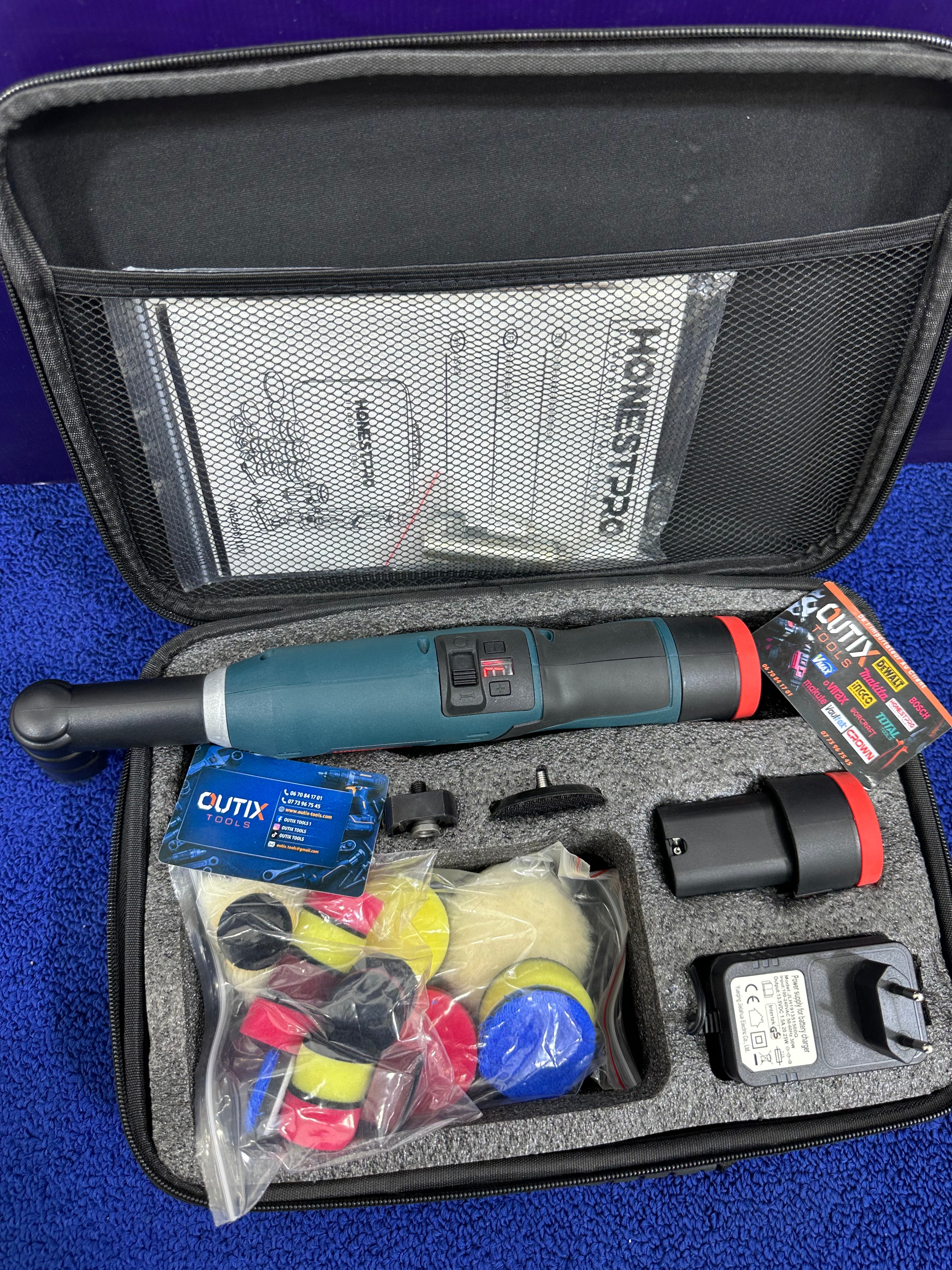 Mini polisseuse a batterie 12V 30/50mm YAE2658 HONESTPRO