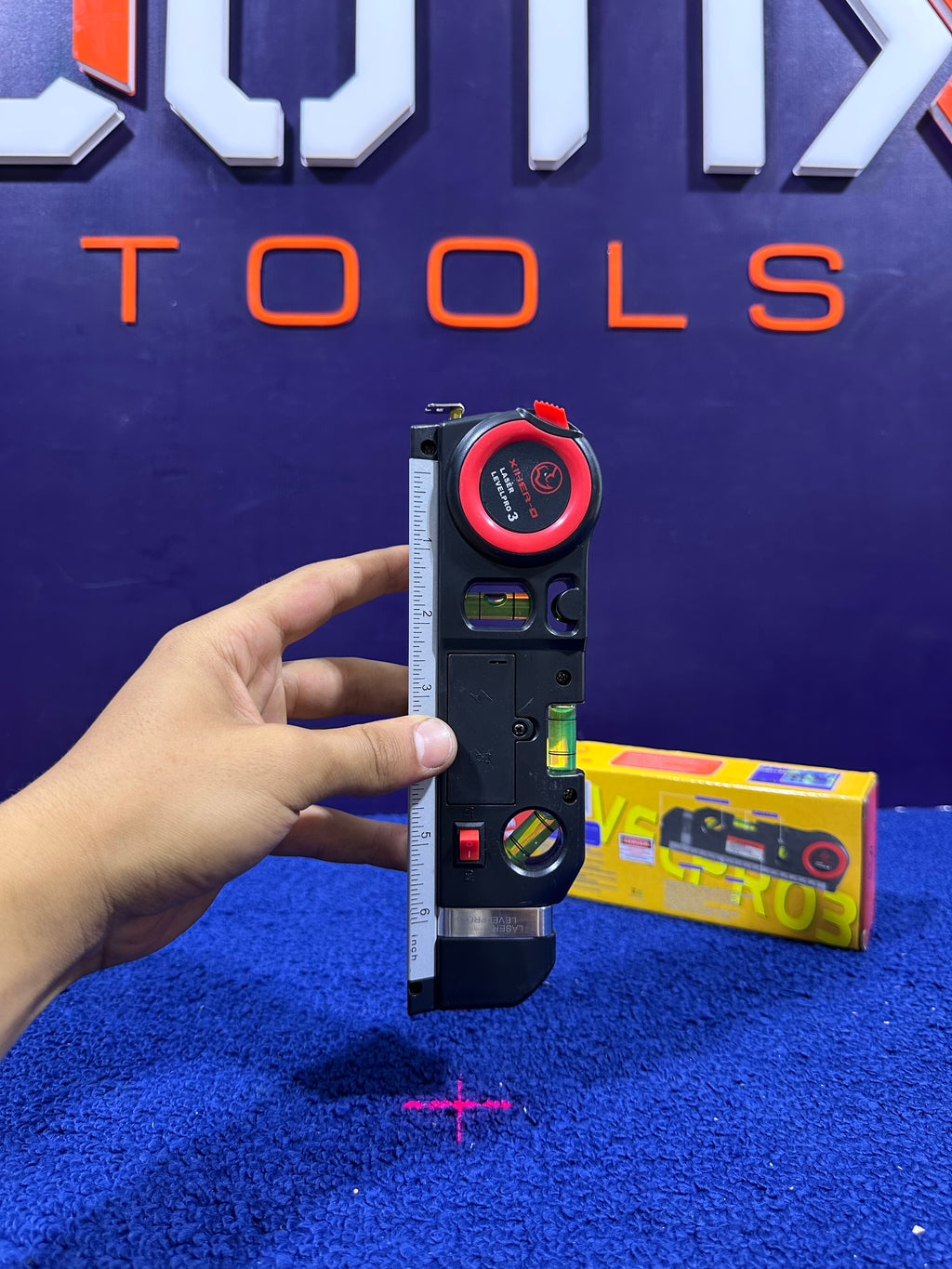 Niveau laser 4en1