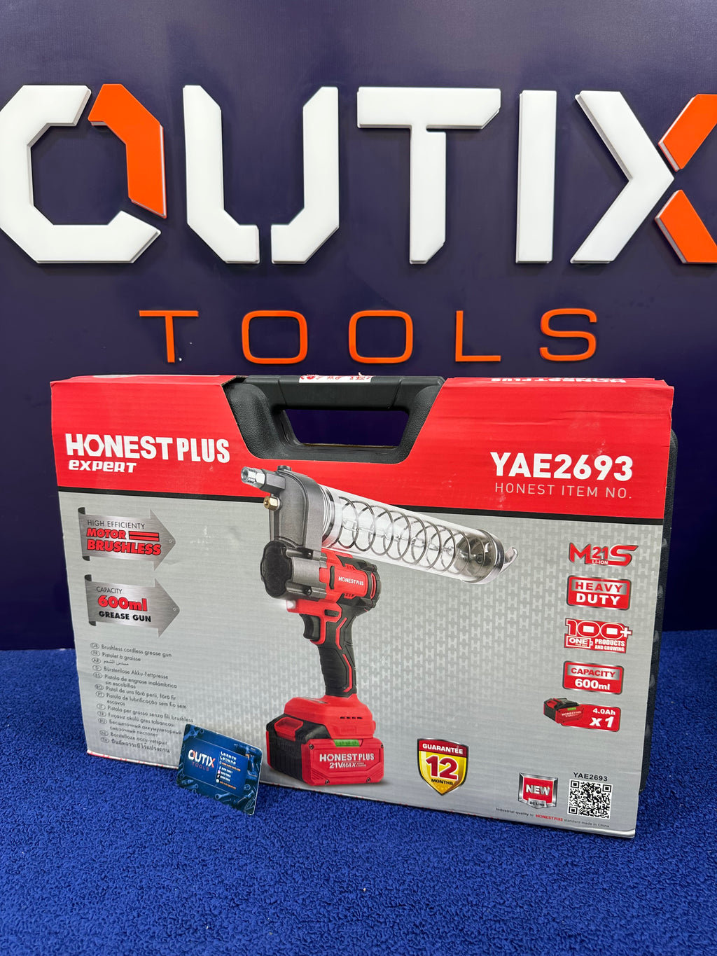 Pompe a graisse à batterie         honest plus