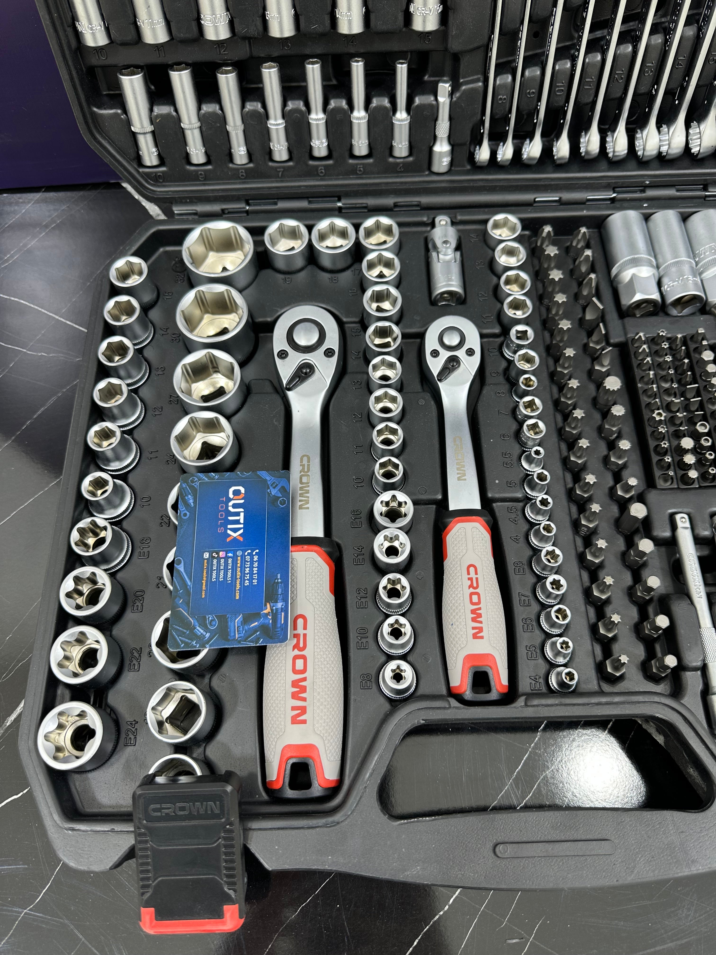 Crown-Caisse à outils 219Pcs