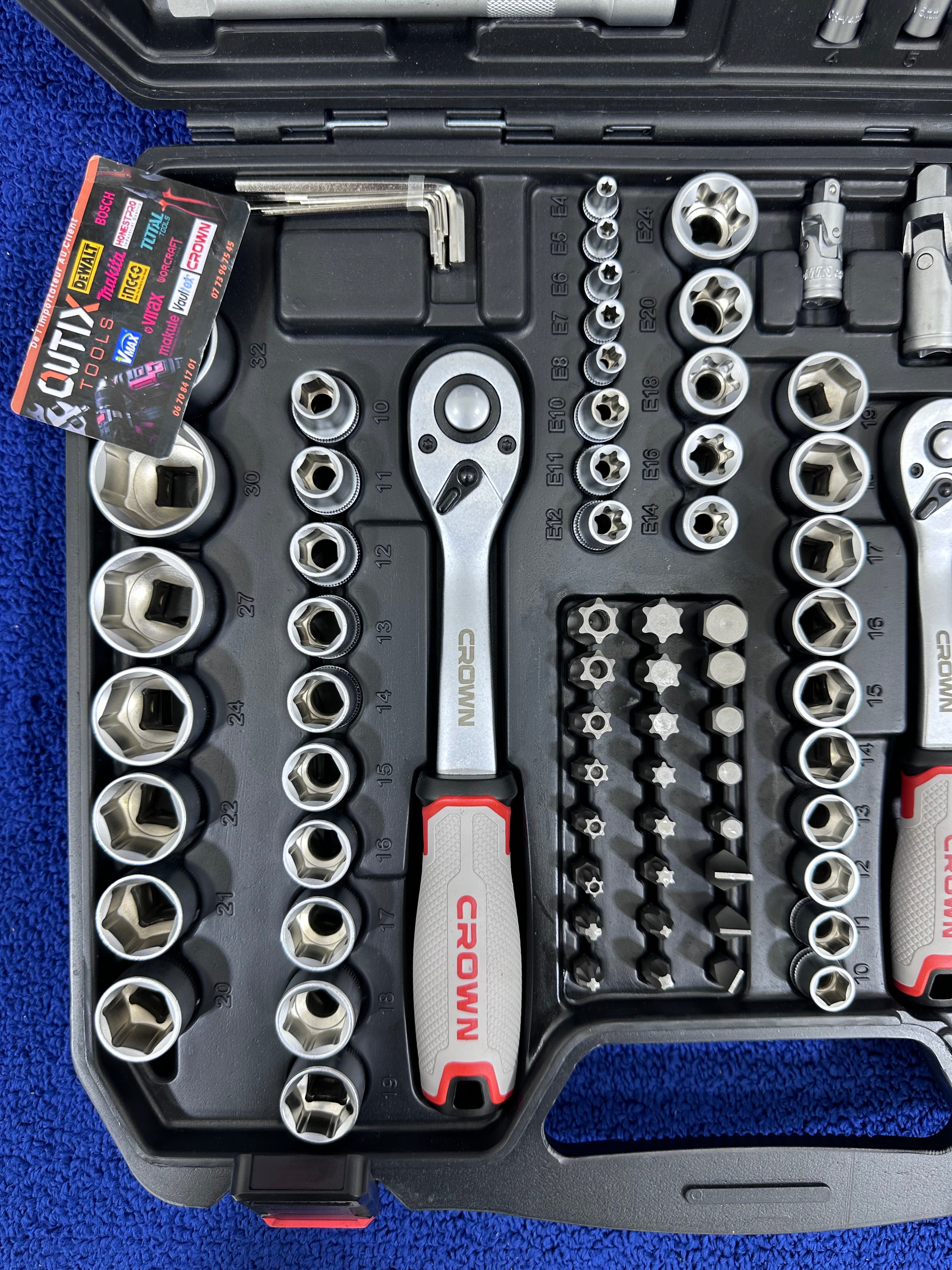 Crown-Caisse à outils 171 Pièces