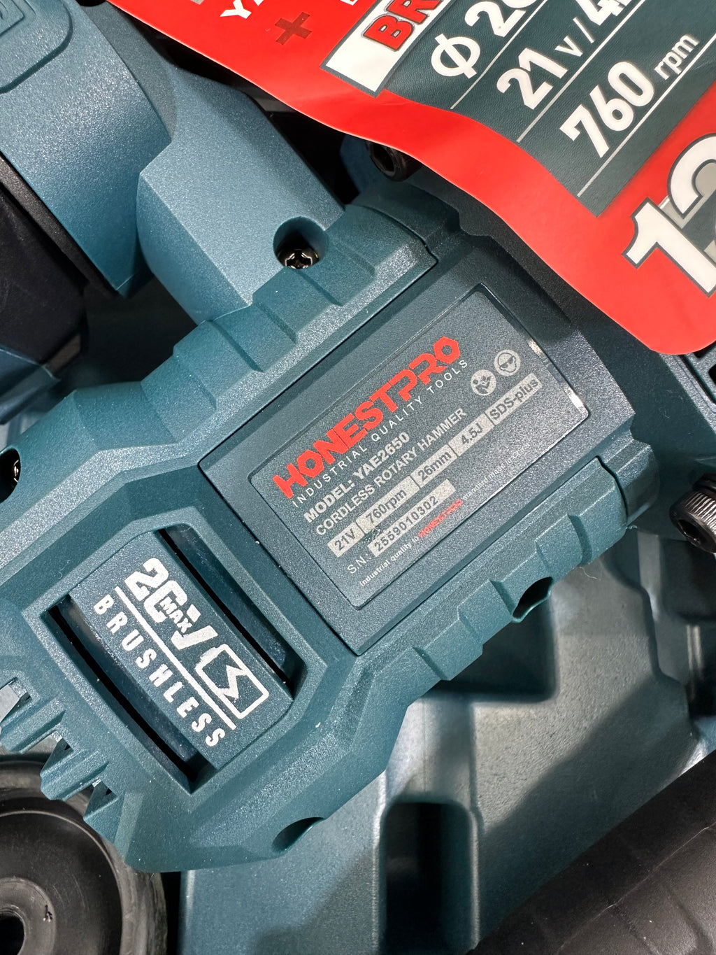 Marteau perforateur à batterie HONEST PRO YAE2650