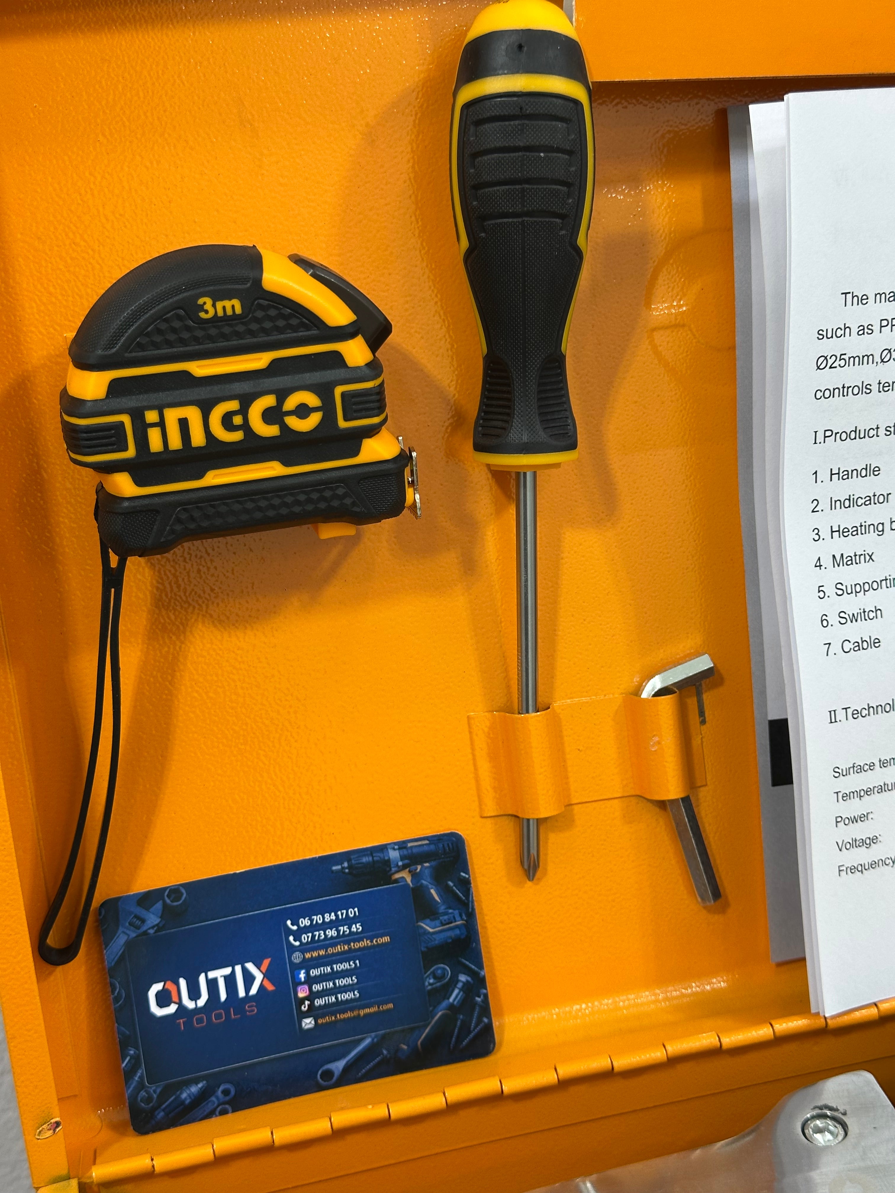 Soudeuse PPR INÇCO 1500watt