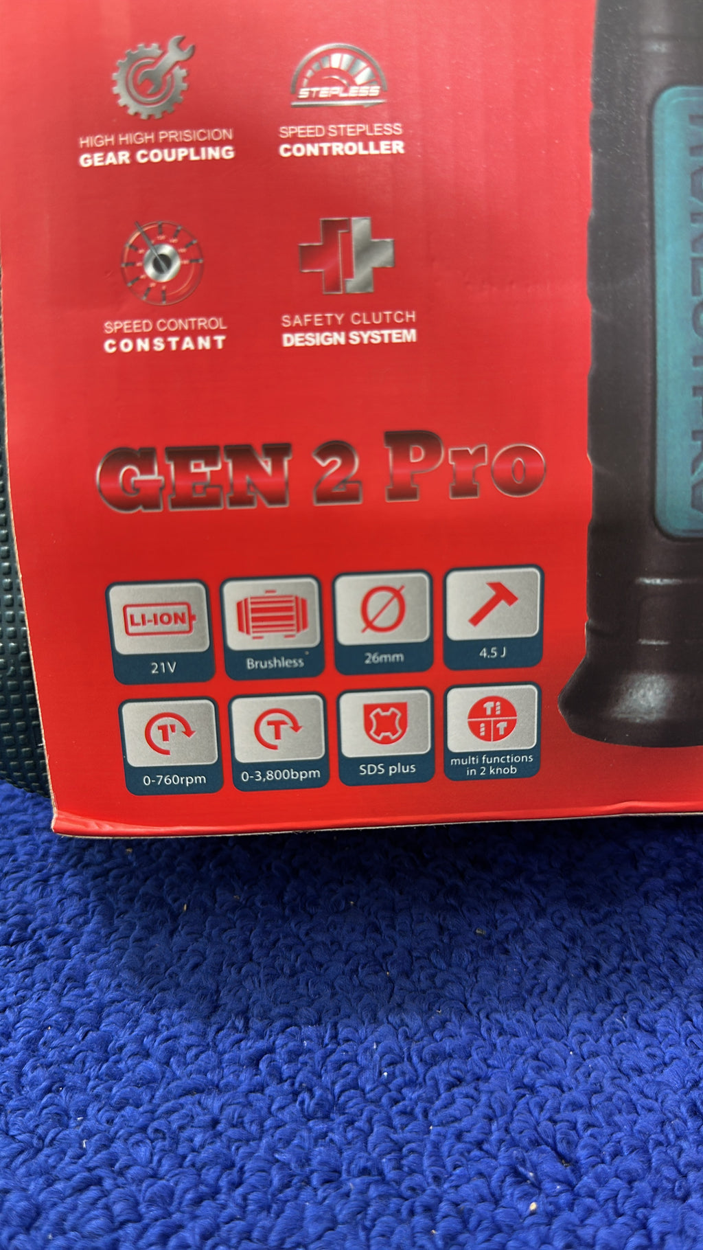 Marteau perforateur à batterie HONEST PRO YAE2650