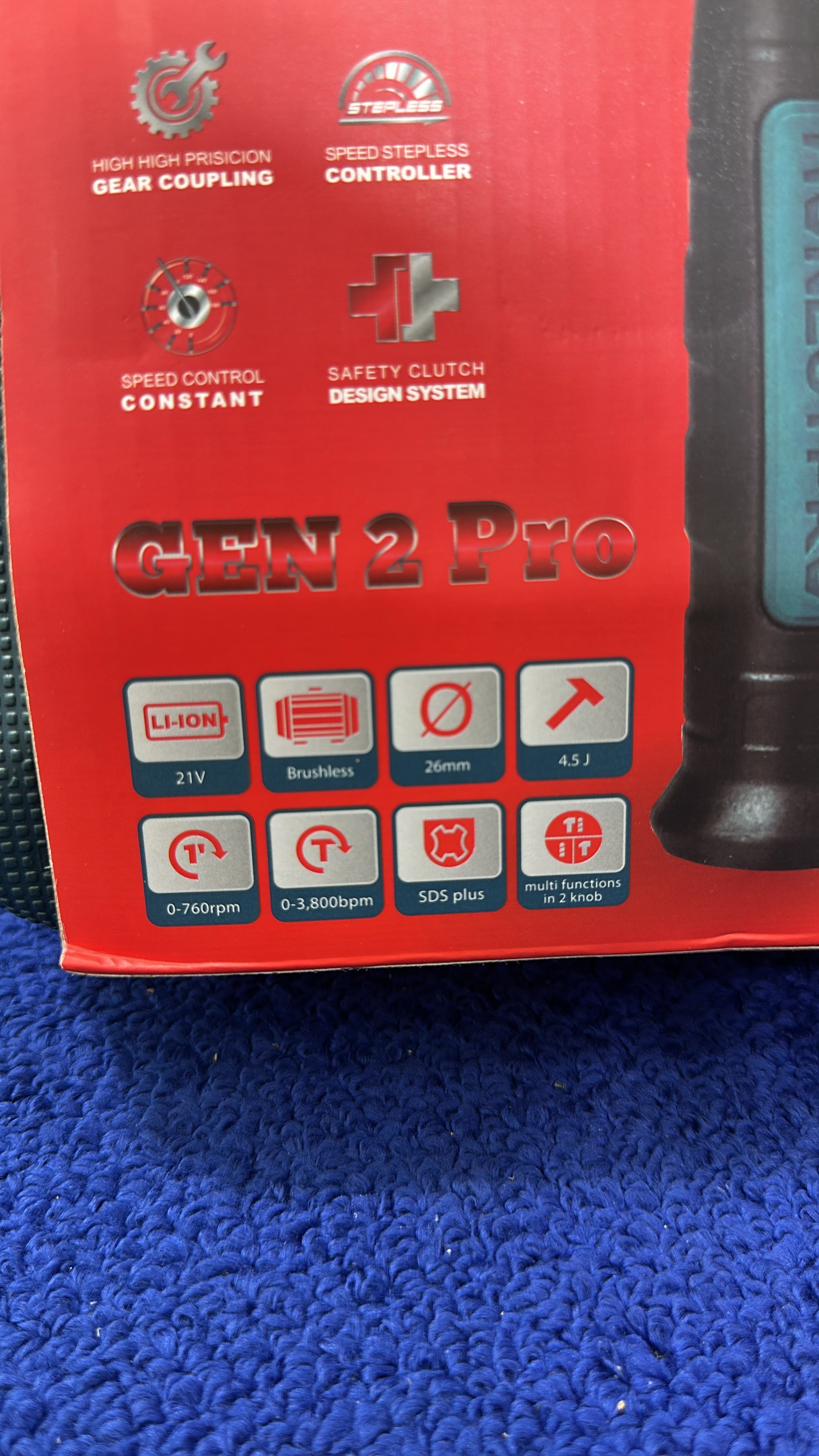 Marteau perforateur à batterie HONEST PRO YAE2650