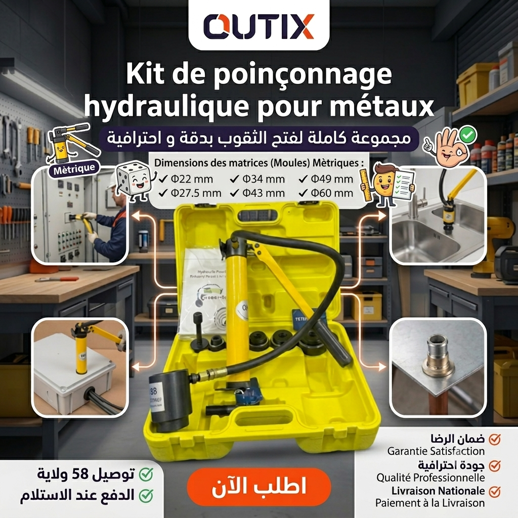 Kit d'outils de poinçonnage Hydraulique